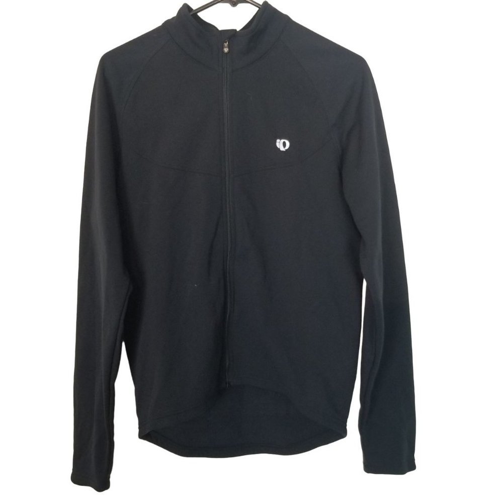 Pearl Izumi Mens M Black Full Zip Select Series Cycling Jersey Bike Sweater